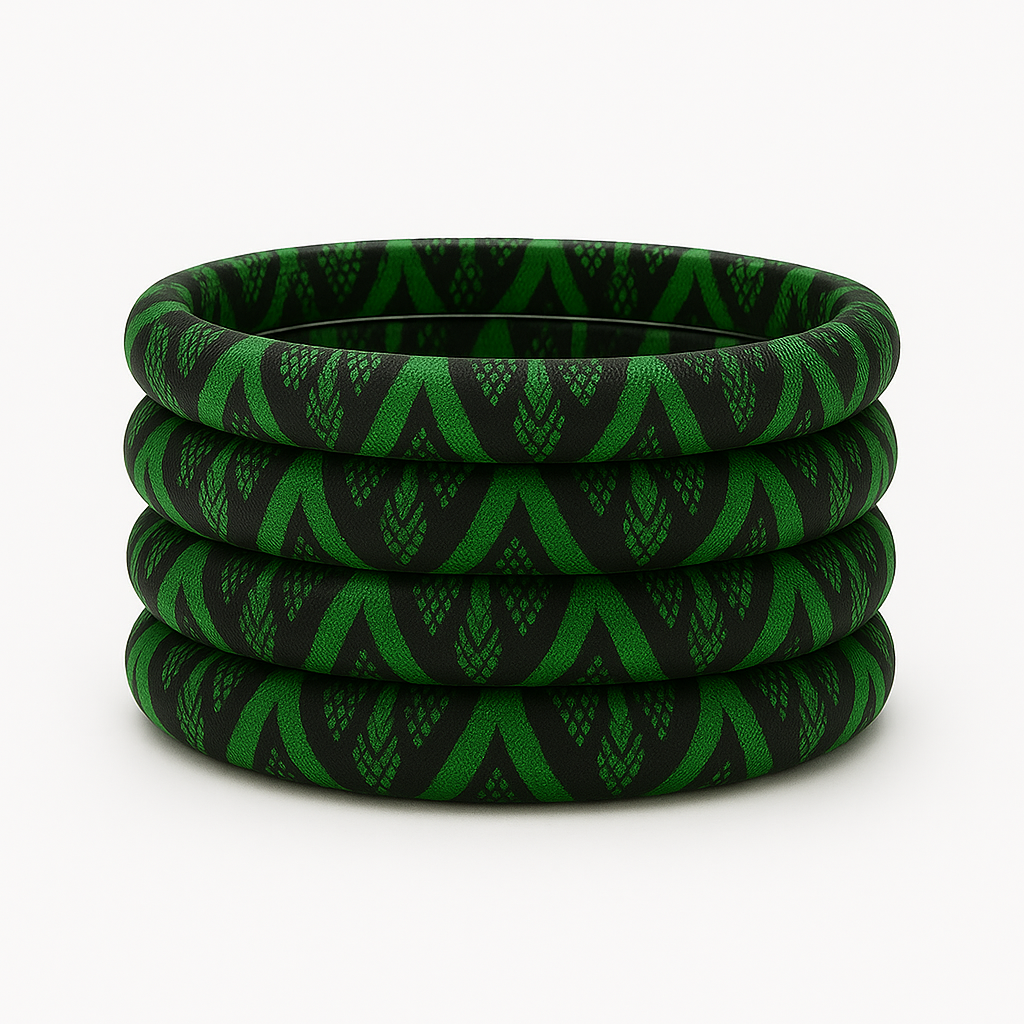 Hand Made Ankara Clutch Purse - Unique Pattern - Matching Accessories - forest