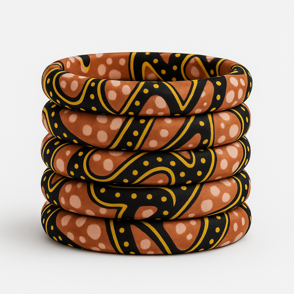 Hand Made Ankara Clutch Purse - Unique Pattern - Matching Accessories - HiBrown