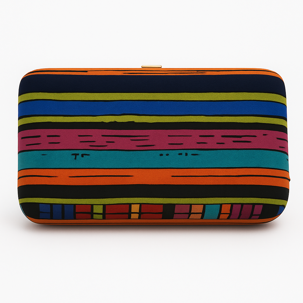 Hand Made Ankara Versatile Clutch Purse with Unique Pattern with Matching Accessories