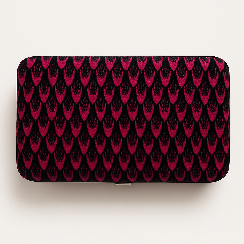 Hand Made Ankara Clutch Purse - Unique Pattern - Matching Accessories