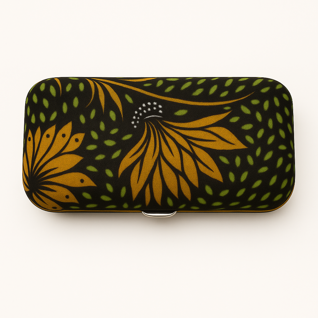 Hand Made Ankara Clutch Purse - Unique Pattern - Matching Accessories - flora