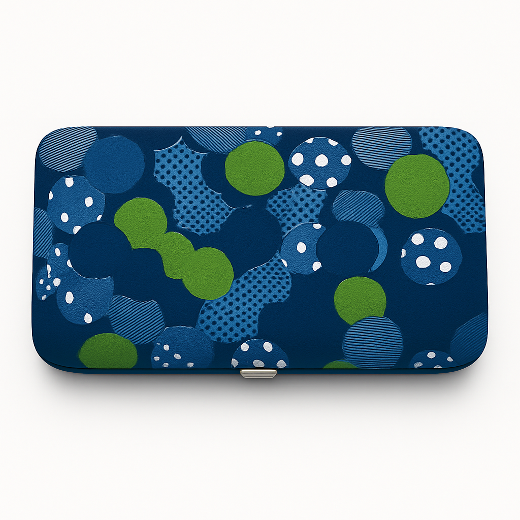 Hand Made Ankara Clutch Purse - Unique Pattern - Matching Accessories - foliage