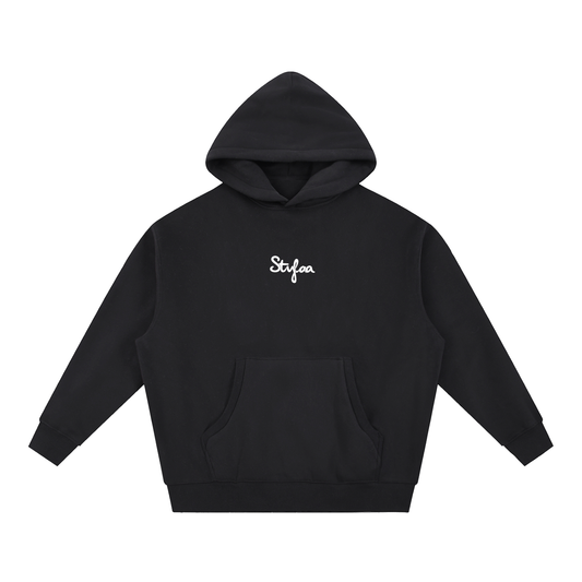 Essential Oversized Boxy Fit Fleece Hoodie - from Stylaa
