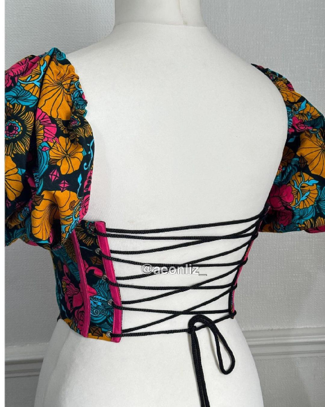 Goddess - Ankara corset top 5 Styles