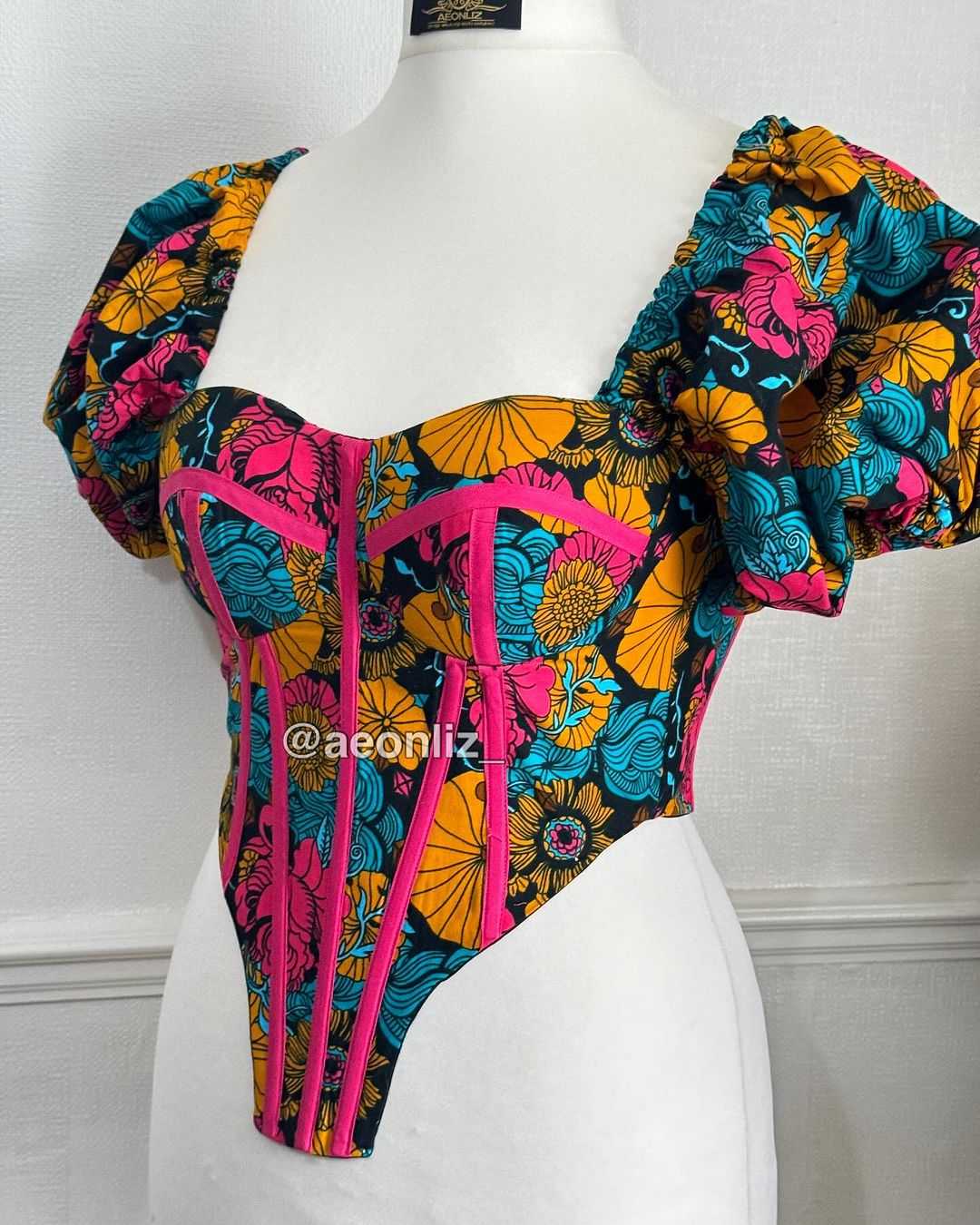 Goddess - Ankara corset top 5 Styles