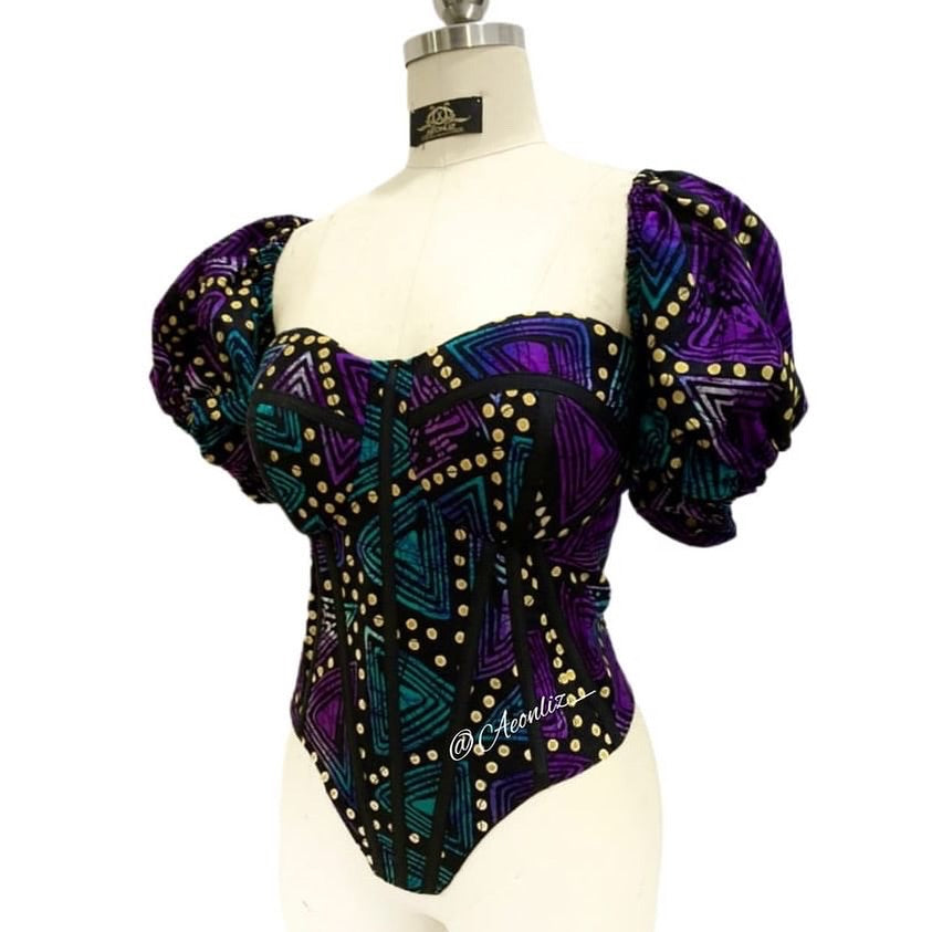 Goddess - Ankara corset top 5 Styles