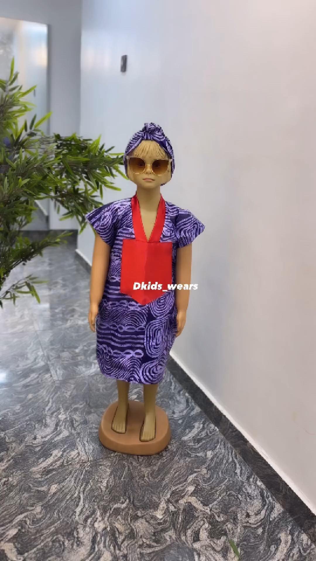 Mini Aunty - Short Ankara boubou