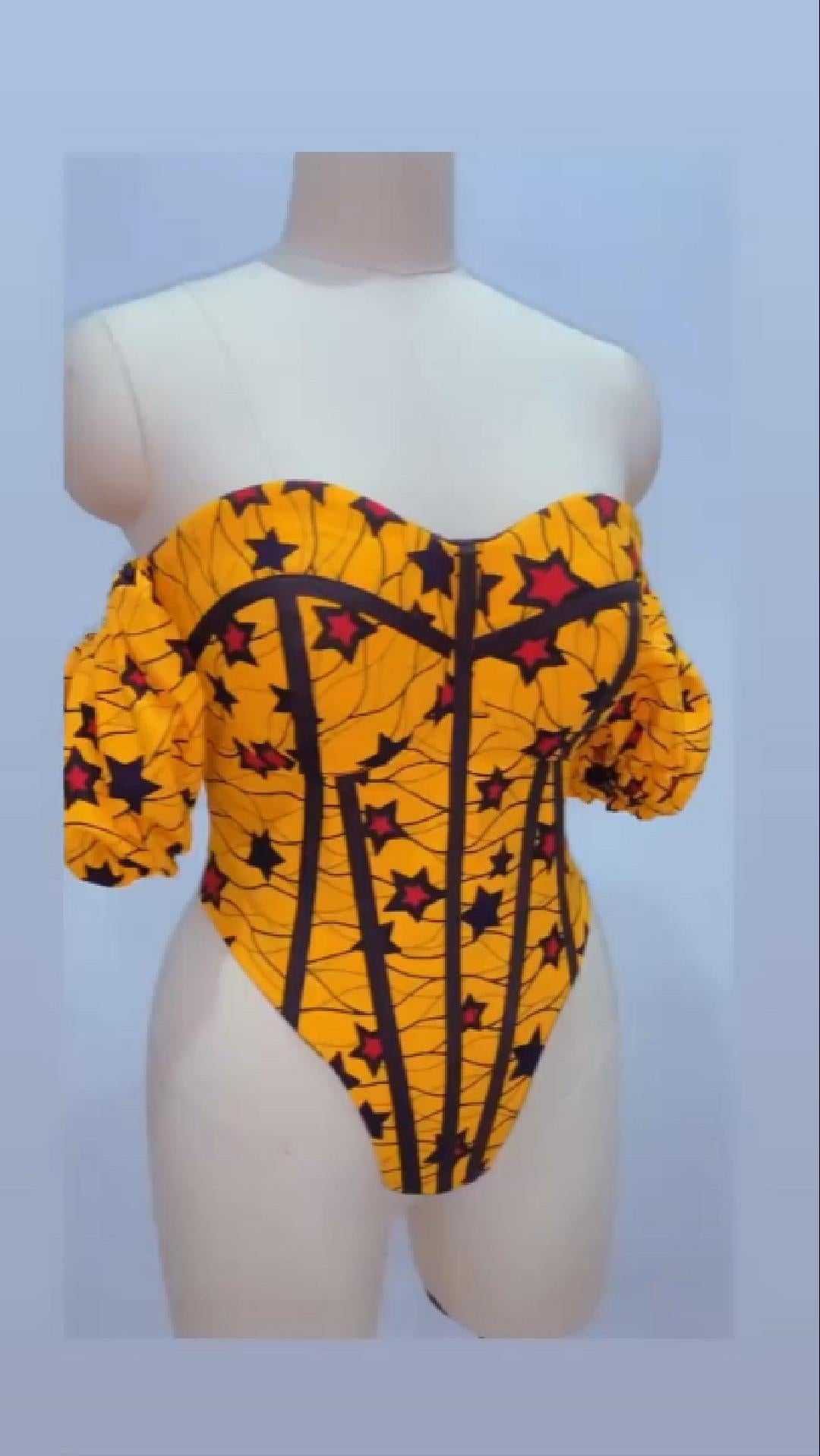 Goddess - Ankara corset top 5 Styles