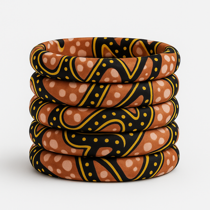 Hand Made Ankara Clutch Purse - Unique  Pattern - Matching Accessories - HiBrown
