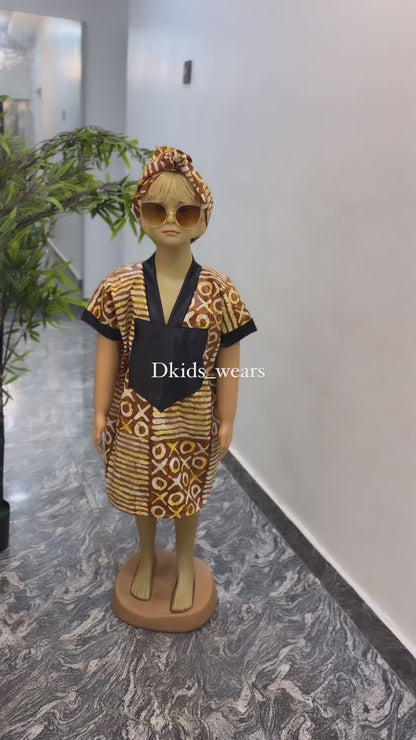 Mini Aunty - Short Ankara boubou