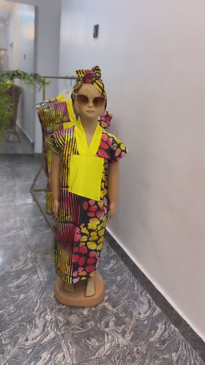 Rich Aunty - Long Ankara Boubou