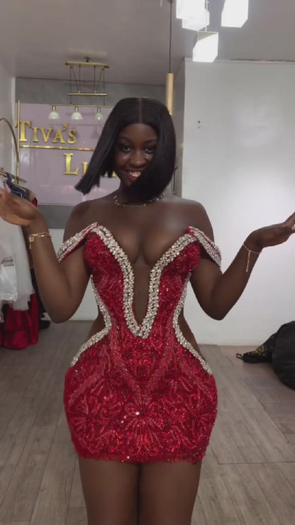 Raunchy Party Asoebi Prom dress