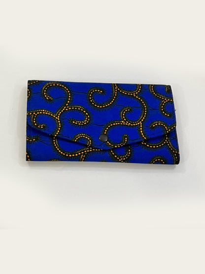 Womens Ankara clasp purse - wallet